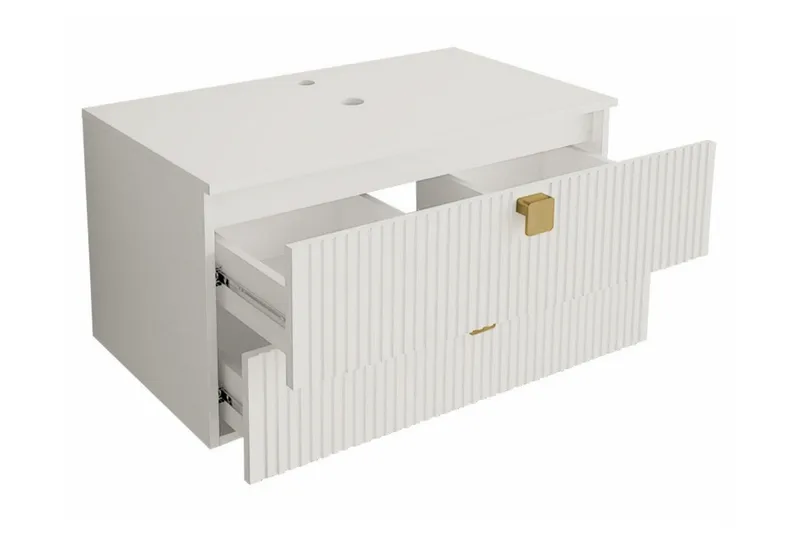 Glenndale Badrumsförvaring Concept 55 White - Hus & renovering - Kök & bad - Badrum - Badrumsmöbler & badrumsinredning - Badrumsförvaring