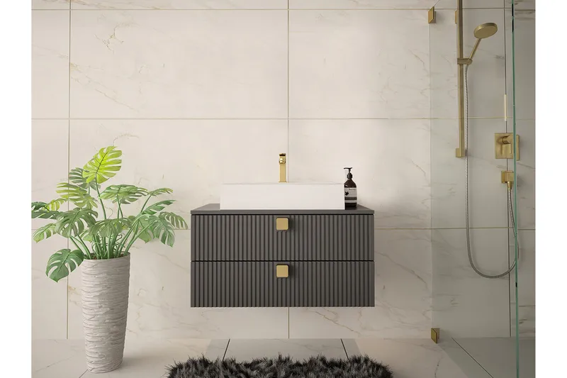 Glenndale Badrumsförvaring - Grå - Hus & renovering - Kök & bad - Badrum - Badrumsmöbler & badrumsinredning - Badrumsförvaring