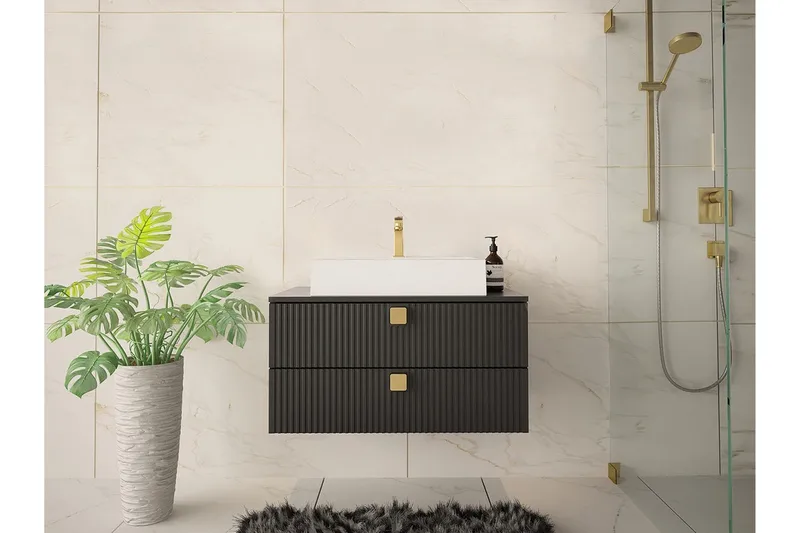 Glenndale Badrumsförvaring - Svart - Hus & renovering - Kök & bad - Badrum - Badrumsmöbler & badrumsinredning - Badrumsförvaring