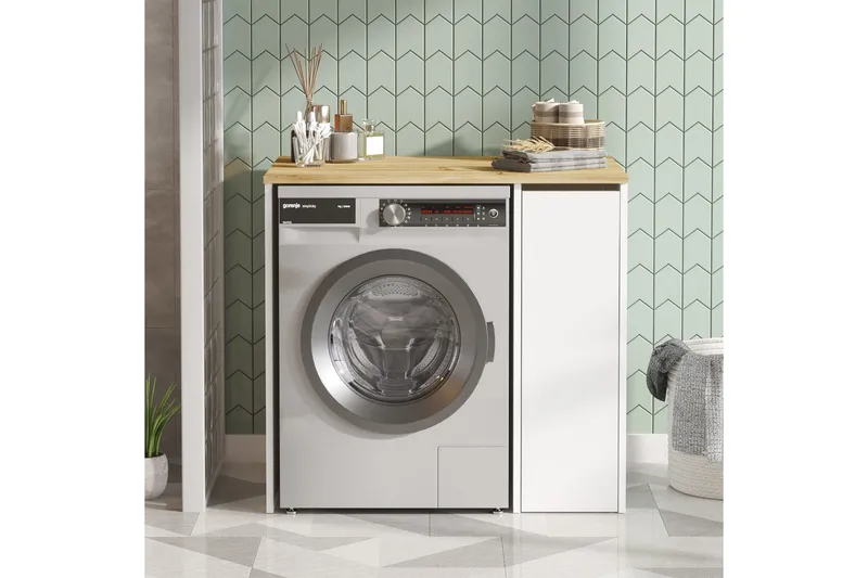 Rinorea Badrumsförvaring 93,5x88,3 cm - Brun - Hus & renovering - Kök & bad - Badrum - Badrumsmöbler & badrumsinredning - Badrumsförvaring