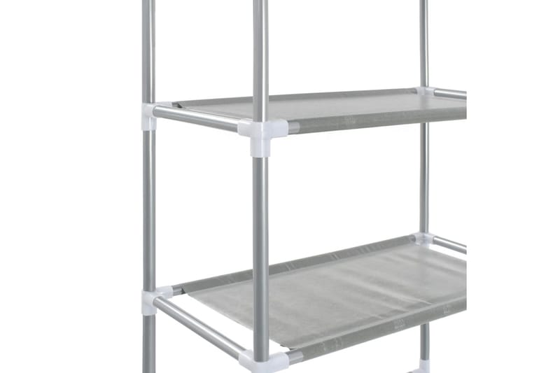 Toaletthylla med 3 hyllplan silver 53x28x169 cm - Silver - Hus & renovering - Kök & bad - Badrum - Badrumsmöbler & badrumsinredning - Badrumsförvaring