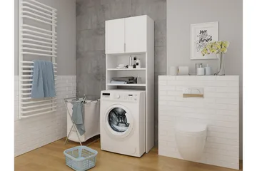Badrumsskåp 30x65 cm - Grå/Vit - Hus & renovering - Kök & bad - Badrum - Badrumsmöbler & badrumsinredning - Badrumsförvaring