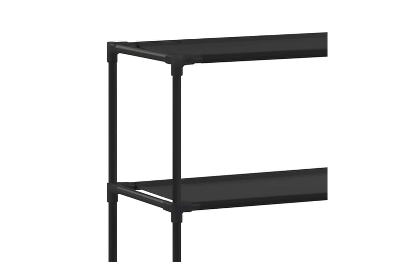 Hylla för tvättmaskin med 3 hyllplan svart 69x28x169 cm - Svart - Hus & renovering - Kök & bad - Badrum - Badrumsmöbler & badrumsinredning - Badrumshylla