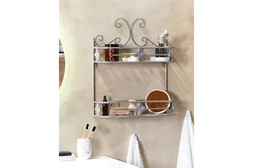 Badrumshylla Marayes Grå - Grå - Hus & renovering - Kök & bad - Badrum - Badrumsmöbler & badrumsinredning - Badrumshylla