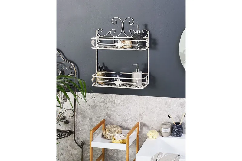 Badrumshylla Marayes Vit - Vit - Hus & renovering - Kök & bad - Badrum - Badrumsmöbler & badrumsinredning - Badrumshylla