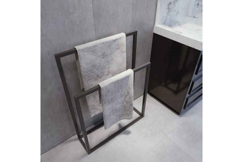 Patasi Badrumshylla 21 cm - Svart - Hus & renovering - Kök & bad - Badrum - Badrumsmöbler & badrumsinredning - Badrumshylla