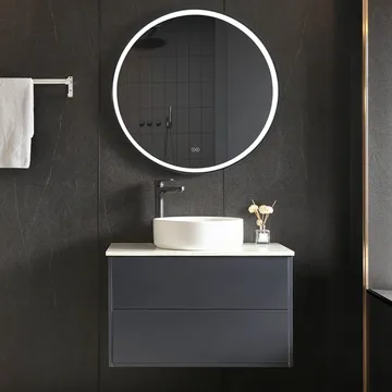 Badrumsmöbel 80cm | Kommod & LED-spegel med dimmer | Virga - Hus & renovering - Kök & bad - Badrum - Badrumsmöbler & badrumsinredning - Kompletta möbelpaket badrum