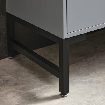 Badrumsmöbel- LED spegel+kommod - L80 - ljusgrå - Ljusgrå - Hus & renovering - Kök & bad - Badrum - Badrumsmöbler & badrumsinredning - Kompletta möbelpaket badrum