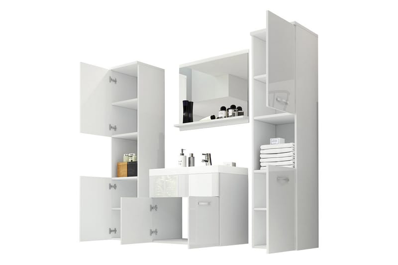 Badrumsmöbler Delorimier XL 35 cm - Kompletta möbelpaket badrum