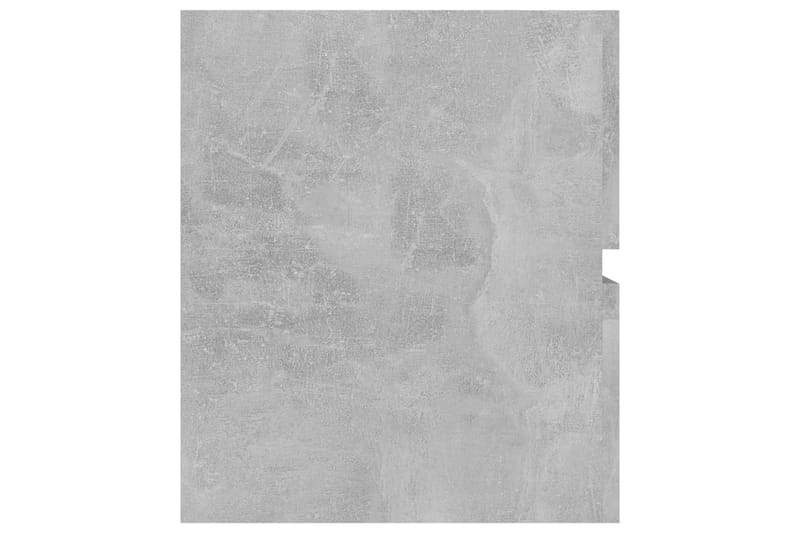 Badrumsmöbler set betonggrå spånskiva - Grå - Hus & renovering - Kök & bad - Badrum - Badrumsmöbler & badrumsinredning - Kompletta möbelpaket badrum