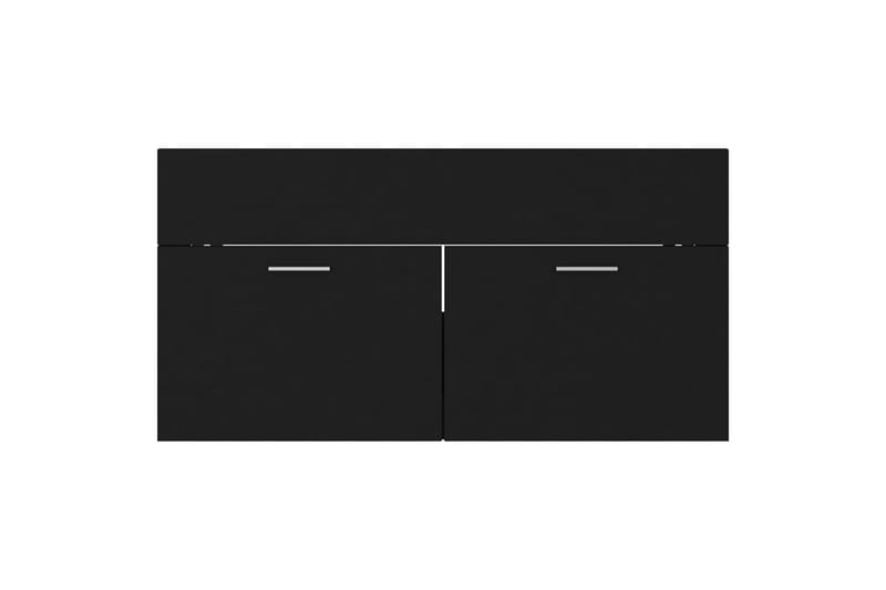 Badrumsmöbler set svart spånskiva - Svart - Hus & renovering - Kök & bad - Badrum - Badrumsmöbler & badrumsinredning - Kompletta möbelpaket badrum