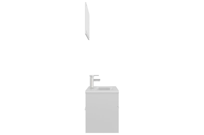Badrumsmöbler vit högglans spånskiva - Vit - Hus & renovering - Kök & bad - Badrum - Badrumsmöbler & badrumsinredning - Kompletta möbelpaket badrum