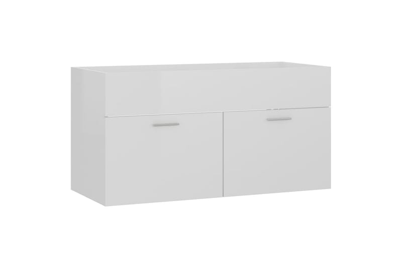 Badrumsmöbler vit högglans spånskiva - Vit - Hus & renovering - Kök & bad - Badrum - Badrumsmöbler & badrumsinredning - Kompletta möbelpaket badrum