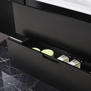 Badrumspaket 100cm | Kommod & sidoskåp i tålig MDF | LED-spegel - Hus & renovering - Kök & bad - Badrum - Badrumsmöbler & badrumsinredning - Kompletta möbelpaket badrum