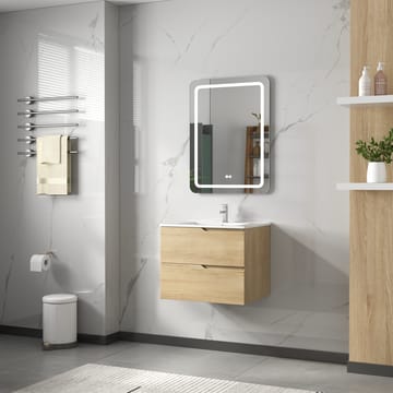 Badrumspaket 60 cm | LED-spegel med anti-fog & dimmer | MDF | Maja - Hus & renovering - Kök & bad - Badrum - Badrumsmöbler & badrumsinredning - Kompletta möbelpaket badrum