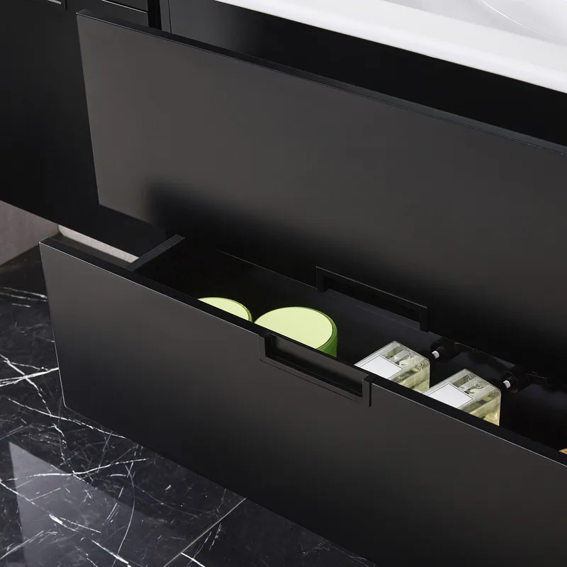 Badrumspaket 60cm | Kommod & sidoskåp i tålig MDF | LED-spegel - Hus & renovering - Kök & bad - Badrum - Badrumsmöbler & badrumsinredning - Kompletta möbelpaket badrum