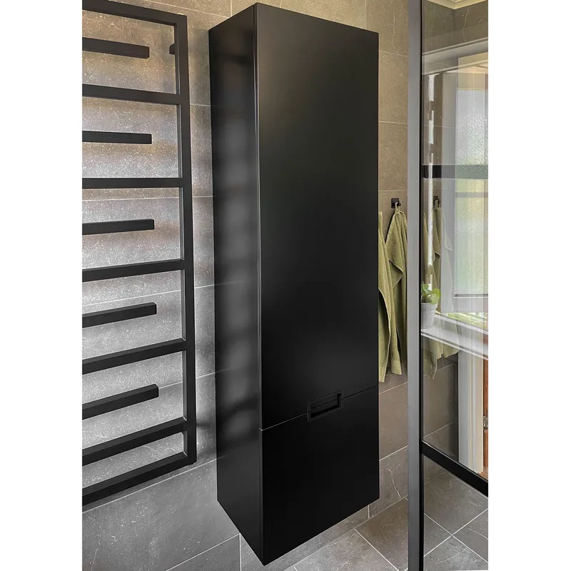 Badrumspaket 60cm | Kommod & sidoskåp i tålig MDF | LED-spegel - Hus & renovering - Kök & bad - Badrum - Badrumsmöbler & badrumsinredning - Kompletta möbelpaket badrum