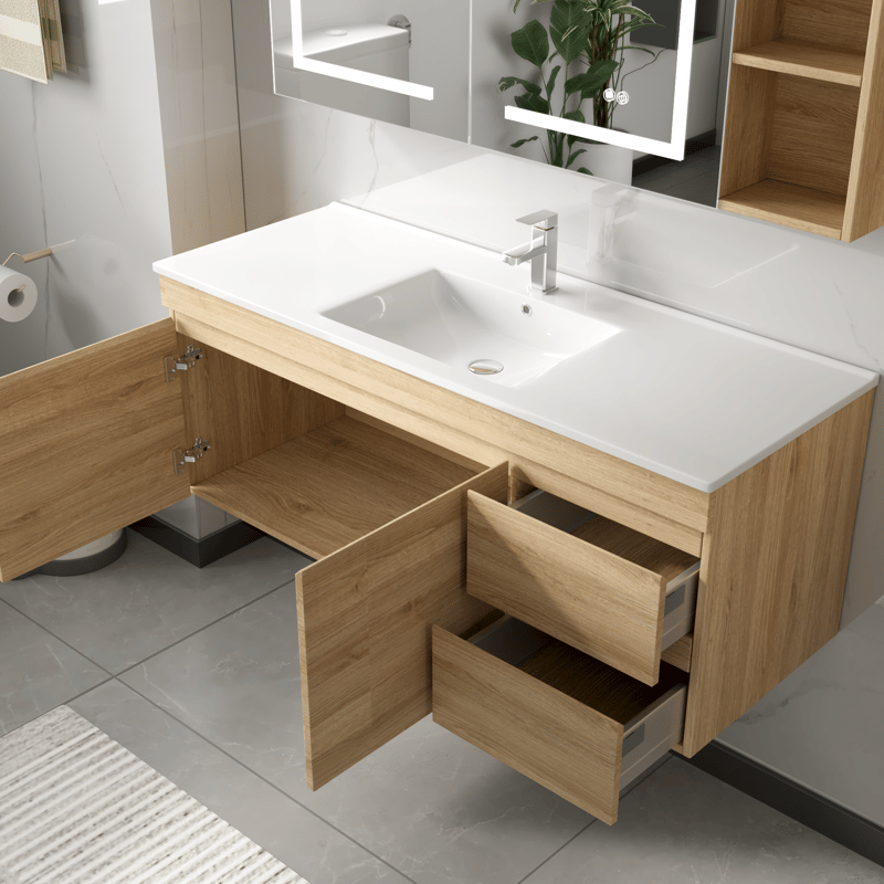 Badrumspaket | Kommod 100cm | LED-spegelskåp | Venedig - Hus & renovering - Kök & bad - Badrum - Badrumsmöbler & badrumsinredning - Kompletta möbelpaket badrum