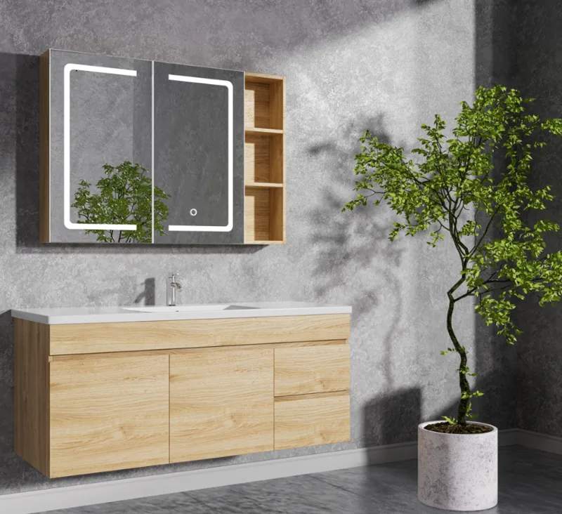 Badrumspaket | Kommod 120cm | LED-spegelskåp | Venedig - Hus & renovering - Kök & bad - Badrum - Badrumsmöbler & badrumsinredning - Kompletta möbelpaket badrum