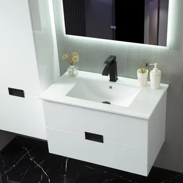 Badrumspaket | Kommod 60cm | Sidoskåp & LED-spegel - Hus & renovering - Kök & bad - Badrum - Badrumsmöbler & badrumsinredning - Kompletta möbelpaket badrum