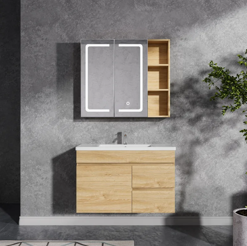 Badrumspaket | Kommod 80cm | LED-spegelskåp | Venedig, undefined