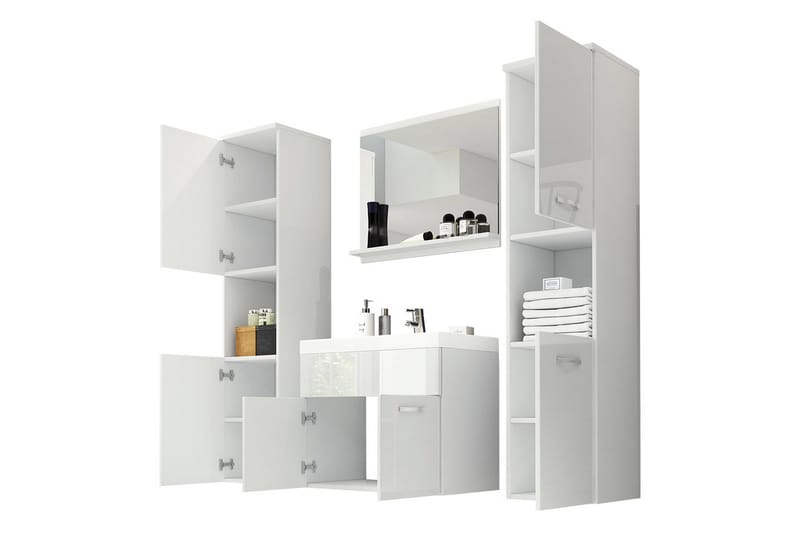 Badrumsset Delorimier XL - Natur - Hus & renovering - Kök & bad - Badrum - Badrumsmöbler & badrumsinredning - Kompletta möbelpaket badrum