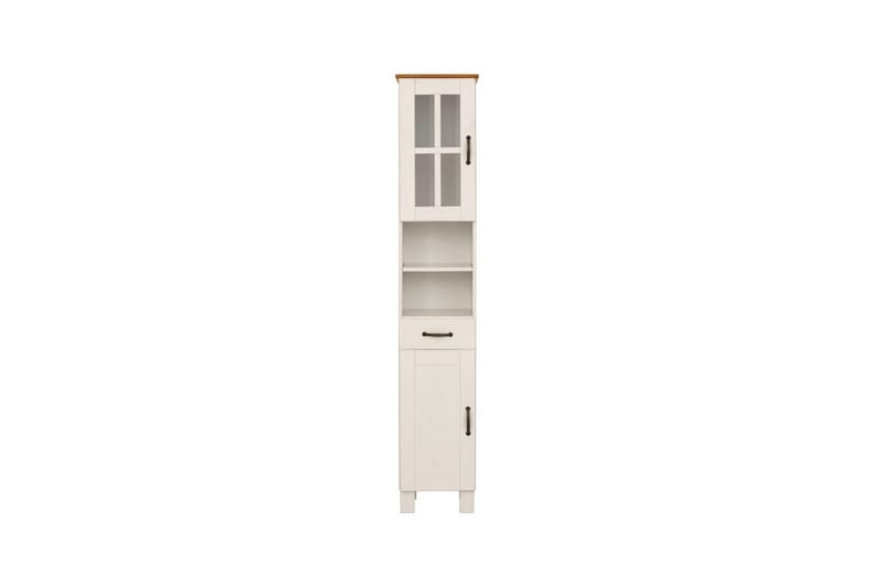 Badrumsskåp Alby 33x30x180 cm, Vit/Honung - 33x30x180 cm, Vit/Honung - Hus & renovering - Kök & bad - Badrum - Badrumsmöbler & badrumsinredning - Badrumsskåp