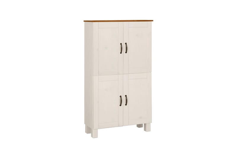 Badrumsskåp Alby 75x30x130 cm, Vit/Honung - 75x30x130 cm, Vit/Honung - Hus & renovering - Kök & bad - Badrum - Badrumsmöbler & badrumsinredning - Badrumsskåp