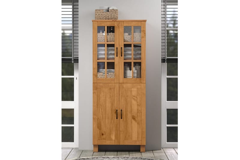 Badrumsskåp Alby 75x30x170 cm, Betsad/Vax - 75x30x170 cm, Betsad/Vax - Hus & renovering - Kök & bad - Badrum - Badrumsmöbler & badrumsinredning - Badrumsskåp