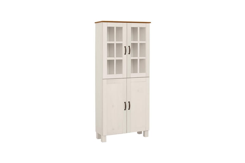 Badrumsskåp Alby 75x30x170 cm, Vit/Honung - 75x30x170 cm, Vit/Honung - Hus & renovering - Kök & bad - Badrum - Badrumsmöbler & badrumsinredning - Badrumsskåp