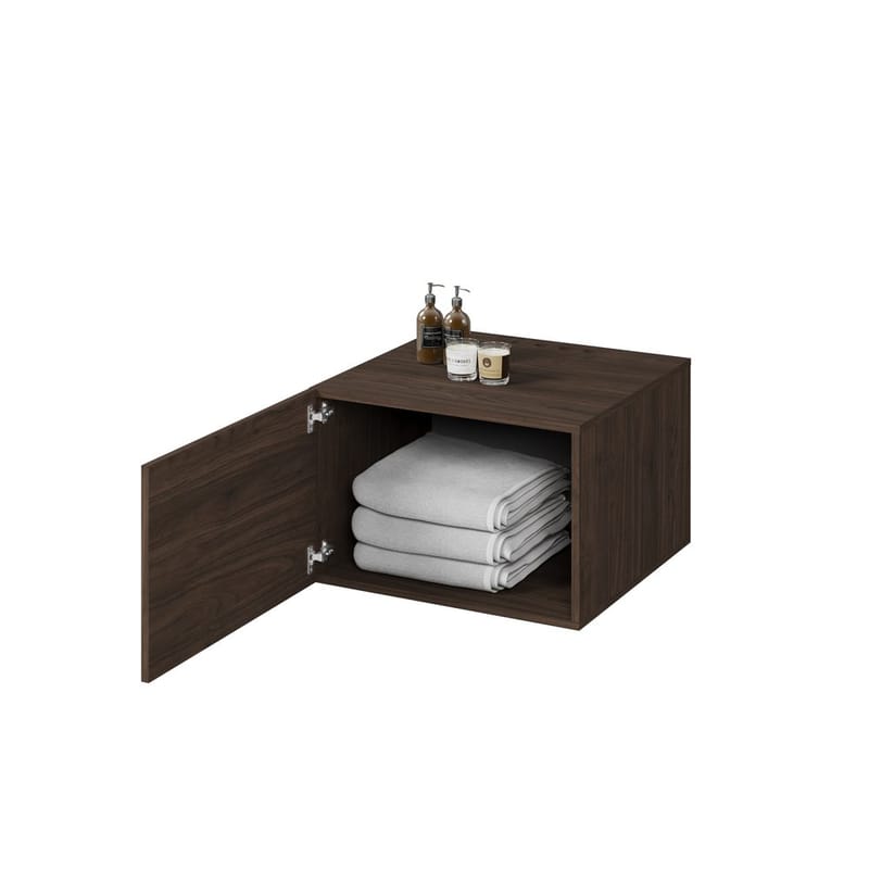 Badrumsskåp Aza Vägg 1 Dörr - Valnöt Villa - Hus & renovering - Kök & bad - Badrum - Badrumsmöbler & badrumsinredning - Badrumsskåp