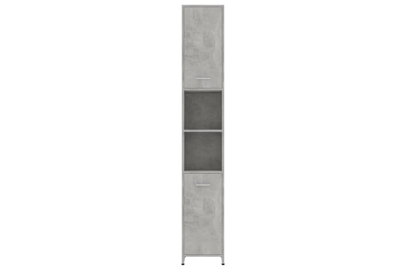 Badrumsskåp betonggrå 30x30x183,5 cm spånskiva - Grå - Hus & renovering - Kök & bad - Badrum - Badrumsmöbler & badrumsinredning - Badrumsskåp
