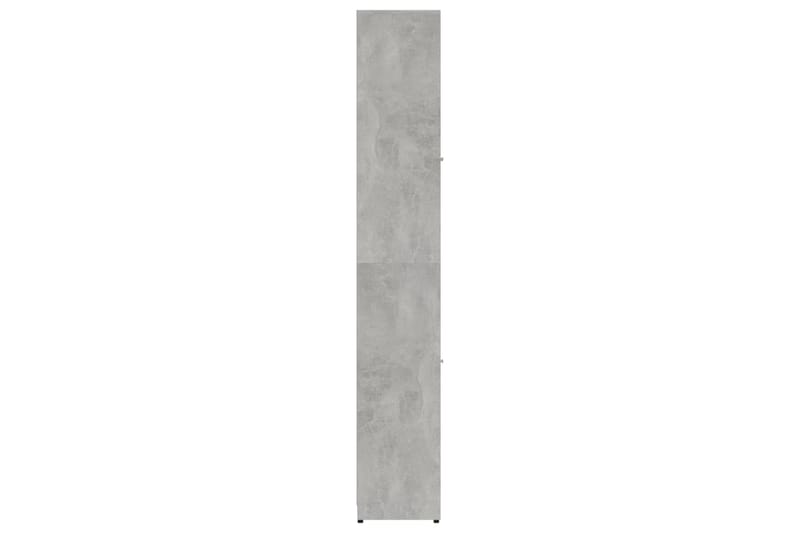 Badrumsskåp betonggrå 30x30x183,5 cm spånskiva - Grå - Tvättskåp - Väggskåp & högskåp - Badrumsskåp
