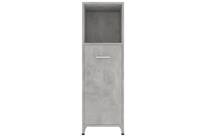Badrumsskåp betonggrå 30x30x95 cm spånskiva - Grå - Hus & renovering - Kök & bad - Badrum - Badrumsmöbler & badrumsinredning - Badrumsskåp