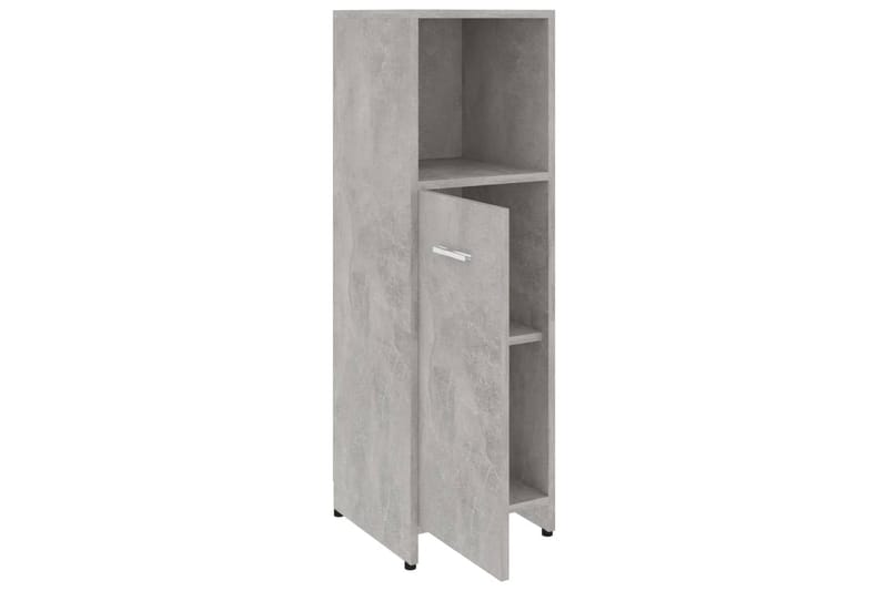 Badrumsskåp betonggrå 30x30x95 cm spånskiva - Grå - Hus & renovering - Kök & bad - Badrum - Badrumsmöbler & badrumsinredning - Badrumsskåp