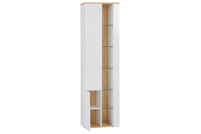 Badrumsskåp Figueres Vit, ljust trä - Vit, ljust trä - Hus & renovering - Kök & bad - Badrum - Badrumsmöbler & badrumsinredning - Kompletta möbelpaket badrum