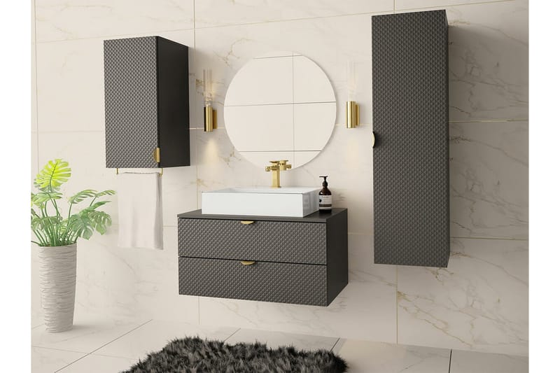 Glenndale Väggskåp 35x35 cm Concept 55 Grey - Hus & renovering - Kök & bad - Badrum - Badrumsmöbler & badrumsinredning - Badrumsskåp