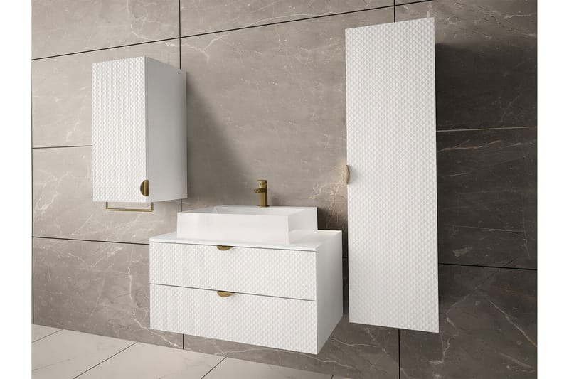 Glenndale Väggskåp 35x35 cm - Vit - Hus & renovering - Kök & bad - Badrum - Badrumsmöbler & badrumsinredning - Badrumsskåp