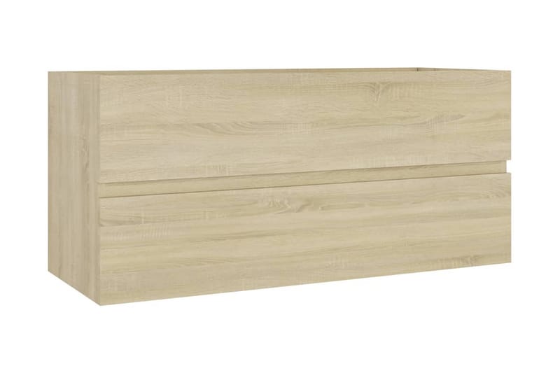 Badrumsskåp med inbyggt handfat sonoma-ek spånskiva - Brun - Hus & renovering - Kök & bad - Badrum - Badrumsmöbler & badrumsinredning - Tvättställsskåp & kommod