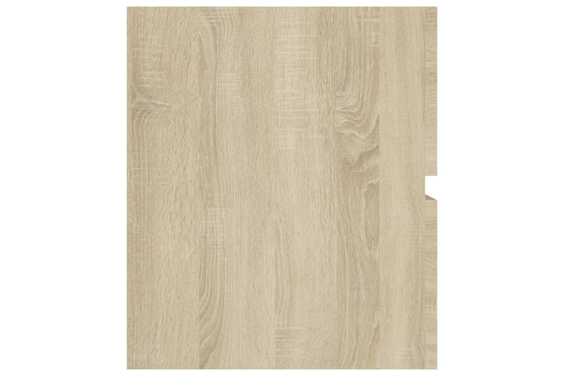 Badrumsskåp med inbyggt handfat sonoma-ek spånskiva - Brun - Hus & renovering - Kök & bad - Badrum - Badrumsmöbler & badrumsinredning - Tvättställsskåp & kommod