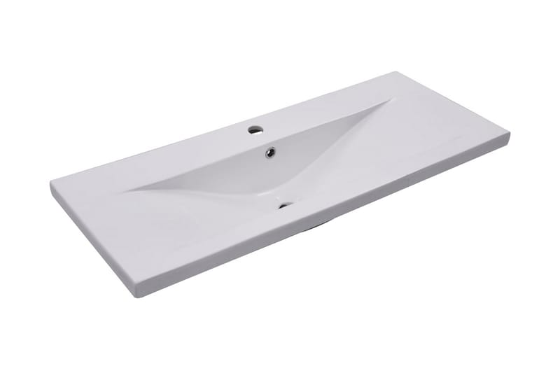 Badrumsskåp med inbyggt handfat svart spånskiva - Svart - Hus & renovering - Kök & bad - Badrum - Badrumsmöbler & badrumsinredning - Tvättställsskåp & kommod