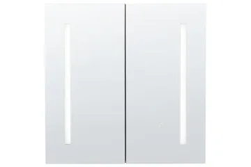 Badrumsskåp med spegel Chabunco Svart, Silver - Svart, Silver - Hus & renovering - Kök & bad - Badrum - Badrumsmöbler & badrumsinredning - Spegelskåp badrum