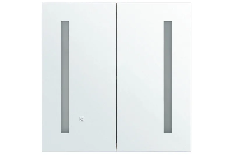 Badrumsskåp med spegel Chabunco Vit, Silver - Vit, Silver - Hus & renovering - Kök & bad - Badrum - Badrumsmöbler & badrumsinredning - Spegelskåp badrum