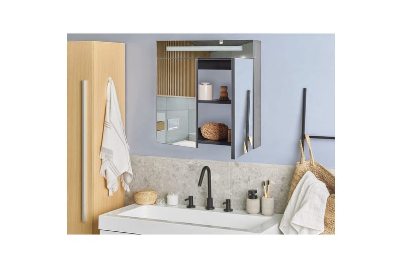 Badrumsskåp med spegel Jaramillo - Hus & renovering - Kök & bad - Badrum - Badrumsmöbler & badrumsinredning - Spegelskåp badrum