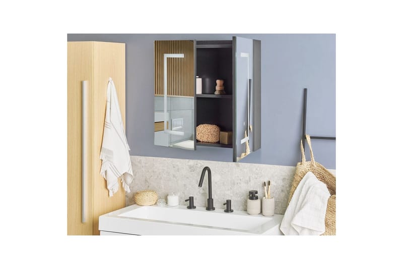 Badrumsskåp med spegel Mazarredo - Hus & renovering - Kök & bad - Badrum - Badrumsmöbler & badrumsinredning - Spegelskåp badrum