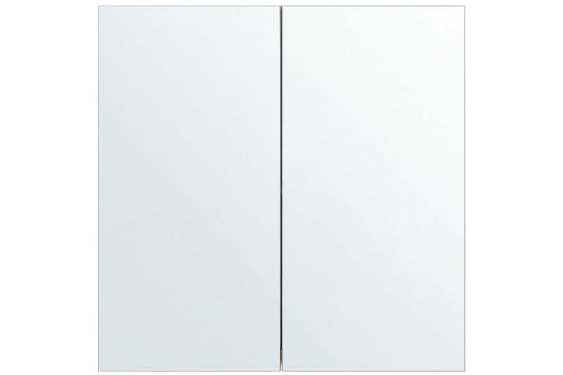 Badrumsskåp med spegel Navarra Vit, Silver, 60x14x60 cm - Vit, Silver, 60x14x60 cm - Hus & renovering - Kök & bad - Badrum - Badrumsmöbler & badrumsinredning - Spegelskåp badrum