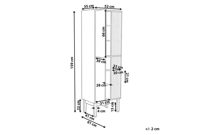 Badrumsskåp Nubes - Hus & renovering - Kök & bad - Badrum - Badrumsmöbler & badrumsinredning - Badrumsskåp