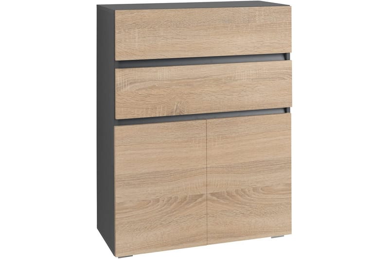 Badrumsskåp Wisla 76x35x98 cm, Antracit/Ek - 76x35x98 cm, Antracit/Ek - Hus & renovering - Kök & bad - Badrum - Badrumsmöbler & badrumsinredning - Badrumsskåp