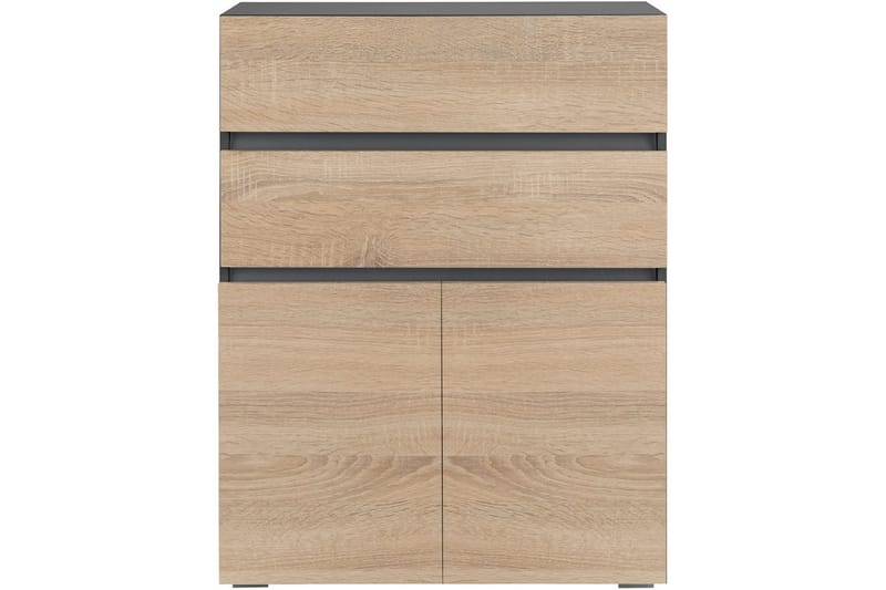 Badrumsskåp Wisla 76x35x98 cm, Antracit/Ek - 76x35x98 cm, Antracit/Ek - Hus & renovering - Kök & bad - Badrum - Badrumsmöbler & badrumsinredning - Badrumsskåp
