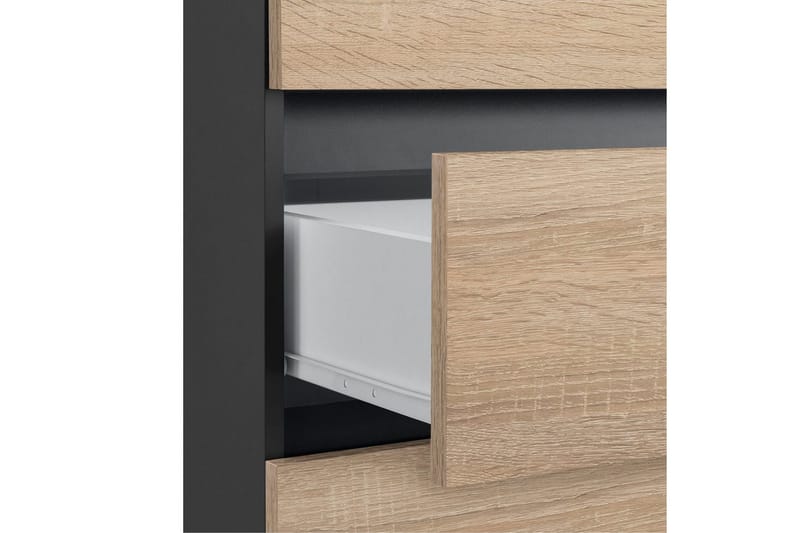 Badrumsskåp Wisla 76x35x98 cm, Antracit/Ek - 76x35x98 cm, Antracit/Ek - Hus & renovering - Kök & bad - Badrum - Badrumsmöbler & badrumsinredning - Badrumsskåp